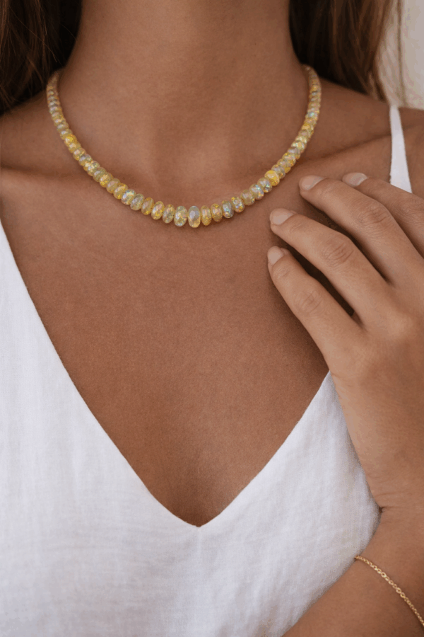 Äthiopische Opalkette